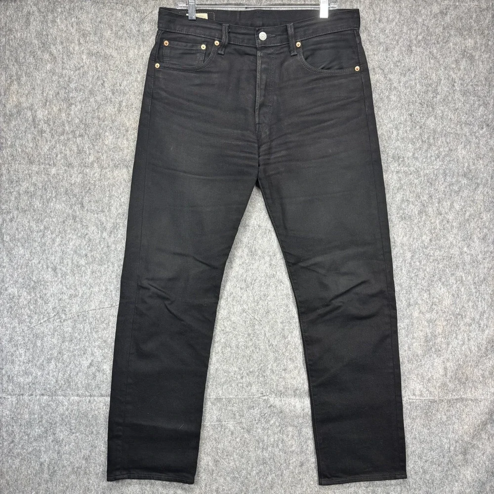 Levi's Premium 501 '93 Jeans Men's 32 x 32 Black Button Fly Straight Americana